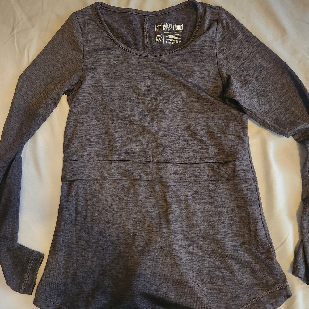 Latched Mama long sleeve performance tee